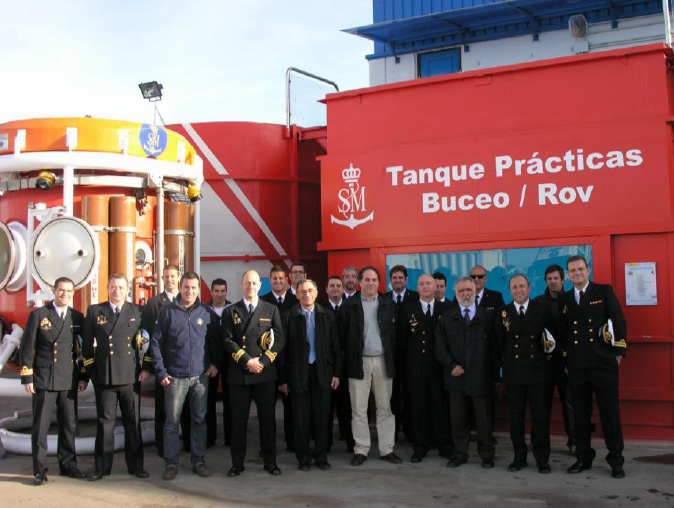 Foto de los efectivos de la Armada
