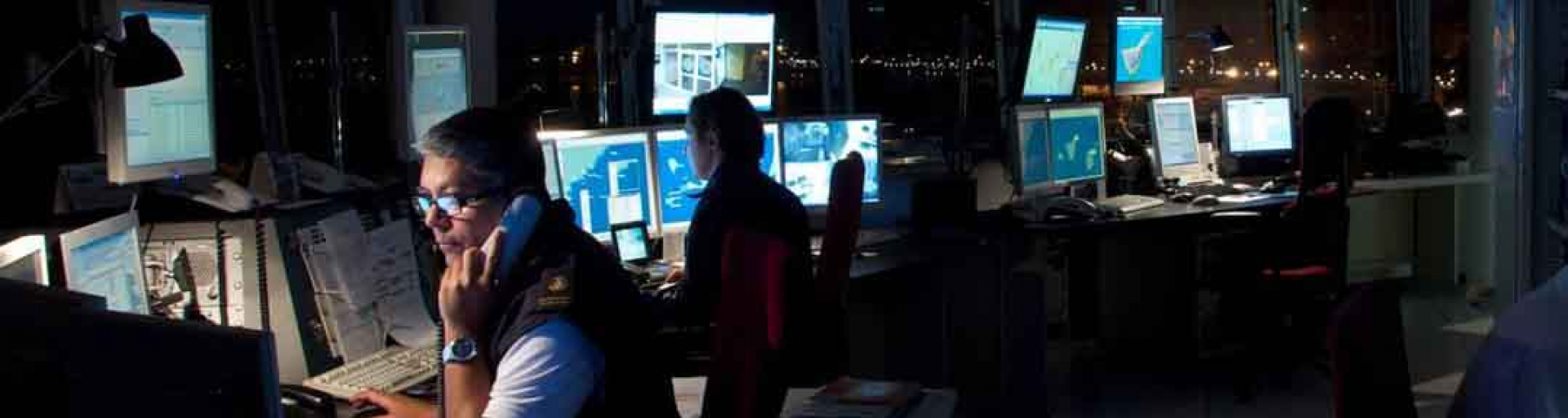 Controlador en centro de coordinación de salvamento