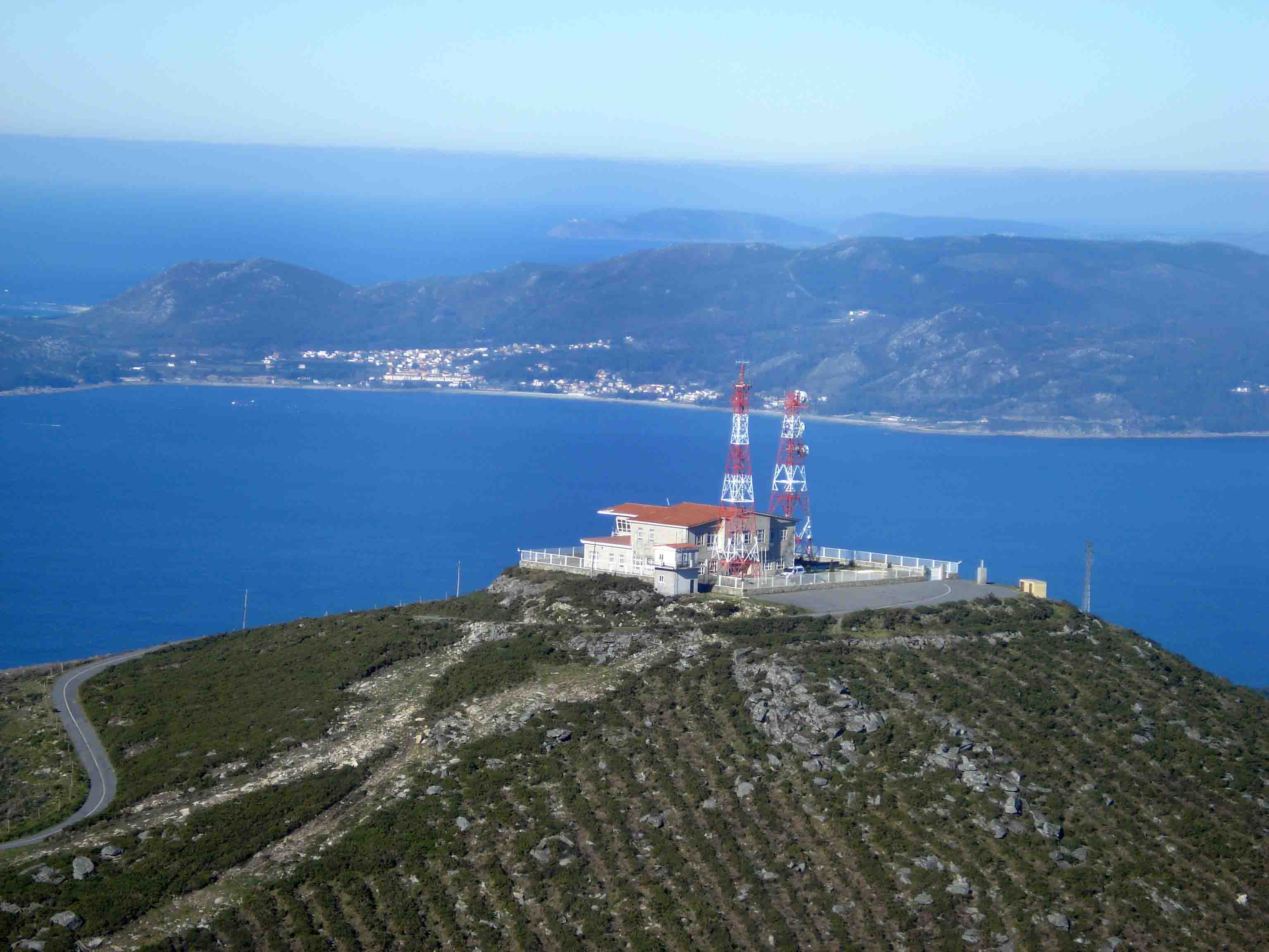 Centro de coordinación de salvamento Finisterre desde fuera