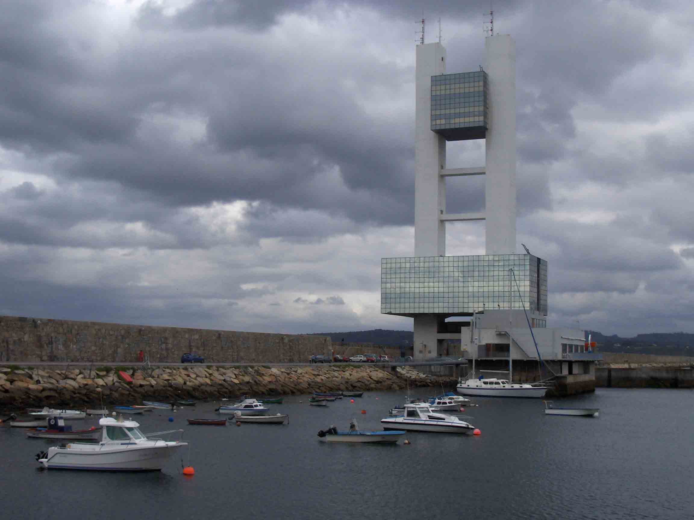 Centro de coordinación de salvamento A Coruña desde fuera
