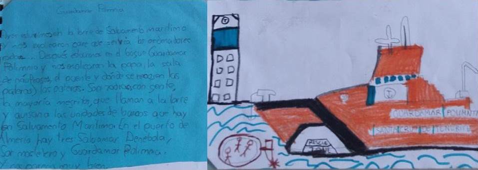 foto de un dibujo infantil de la guardamar