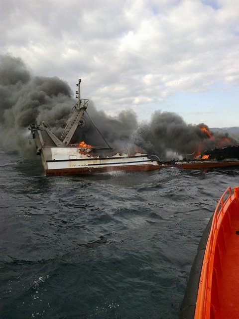 Incendio de Pesquero
