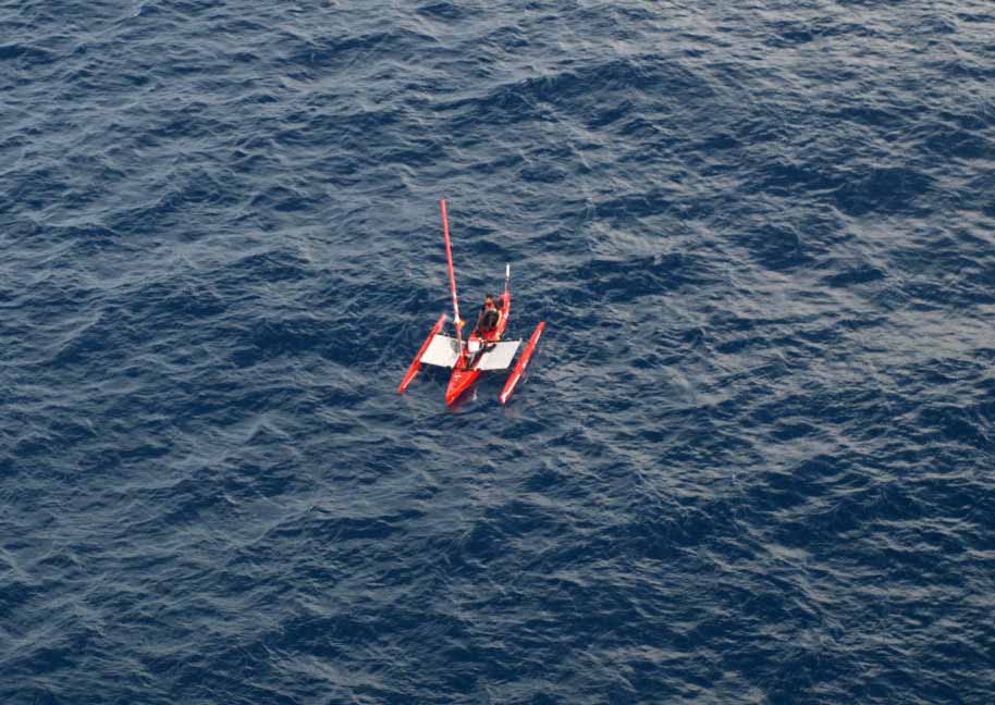Kayak en el mar