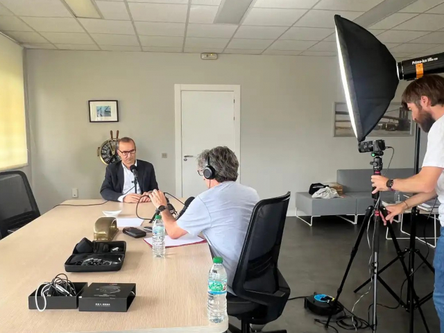 Grabación videopodcast en el Centro Jovellanos